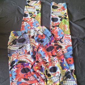Day of the dead leggings